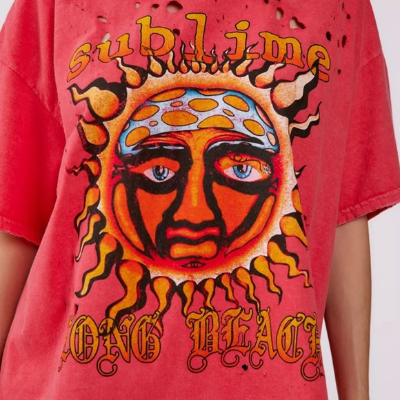 SOLD URBAN OUTFITTERS Sublime T-Shirt Dress - Picture 3 of 10